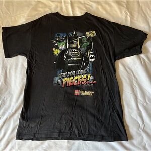Lego Super Heroes Black Graphic Tee